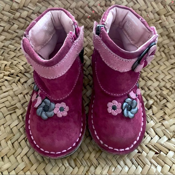 Stride Rite Other - Stride Rite Pink Baby Walker Shoes